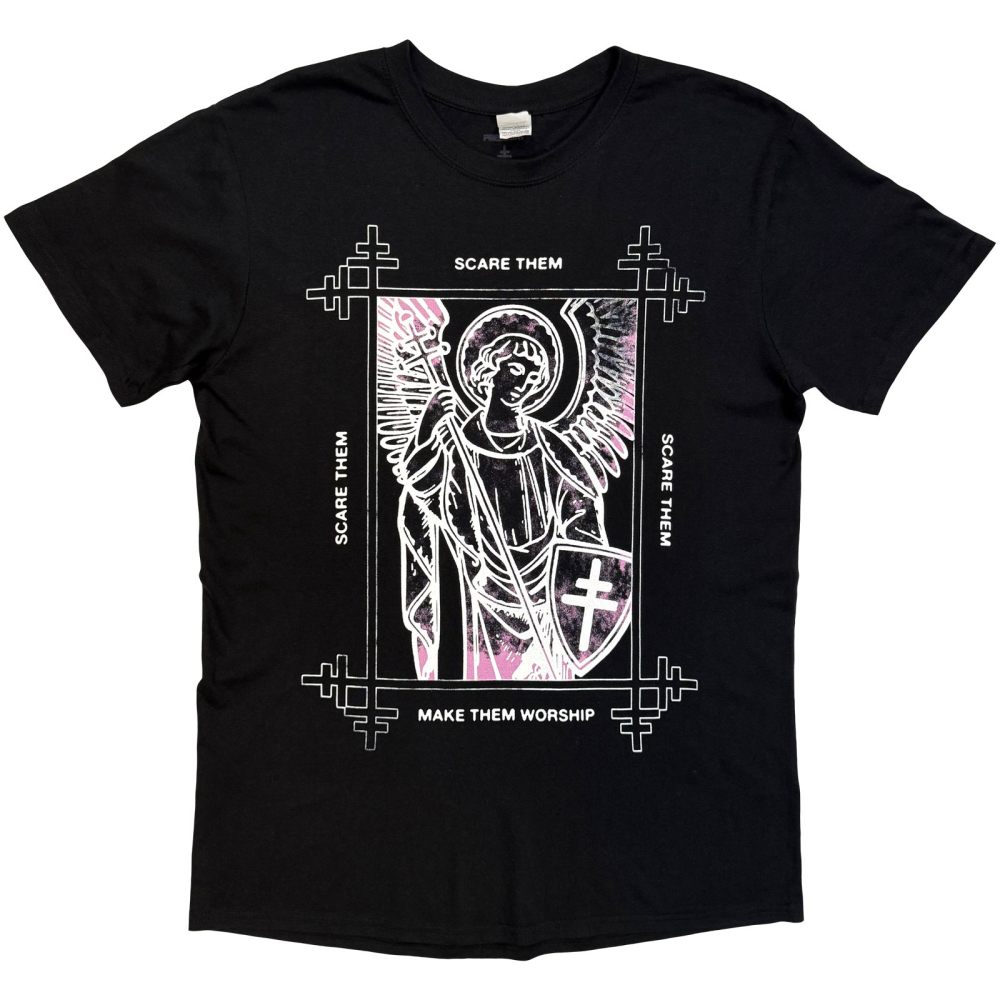 President - Angel Mens Tshirt - Black